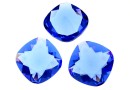 Swarovski, square fancy, sapphire, 10mm - x1