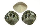 Swarovski, square fancy, black diamond, 12mm - x1