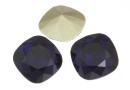 Swarovski, square fancy, dark indigo, 12mm - x1