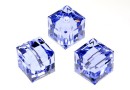 Swarovski, cube bead, provence lavander, 8mm - x1