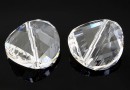 Swarovski, twist bead, crystal, 18mm - x1