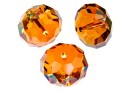 Swarovski, briolette bead, copper, 8mm - x2