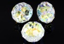 Swarovski, briolette bead, aurora borealis, 18mm - x1