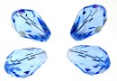 Swarovski, drop bead, light sapphire, 10.5mm - x2