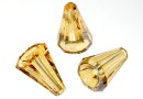 Swarovski, Artemis cone bead, golden shadow, 12.5x10mm - x1