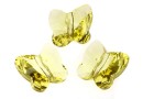 Swarovski, butterfly bead, jonquil, 10mm - x2