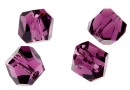 Swarovski, graphic cube bead, amethyst, 8mm - x1