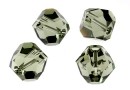 Swarovski, graphic cube bead, black diamond, 8mm - x1