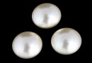 Swarovski, crystal pearl cabochon, cream pearl, 16mm - x1