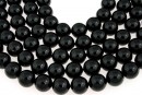 Swarovski pearls, mystic black, 16mm - x1