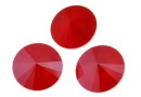 Swarovski, rivoli, royal red, 12mm - x2