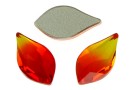 Swarovski, flame cabochon, fireopal, 10mm - x2