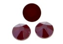 Swarovski rhinestone ss30, dark red, 6mm - x4