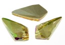 Swarovski, fancy kite, luminous green, 14x7mm - x1