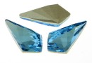 Swarovski, fancy kite, aquamarine, 14x7mm - x1