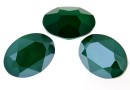 Swarovski, rivoli cabochon, oval, royal green, 18x13mm - x1