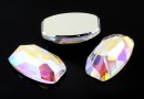 Swarovski, Organic cabochon, aurora borealis CALv, 13x8mm - x1