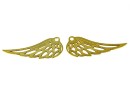 Pandantiv aripa inger, argint 925 placat aur, 25x10mm - x2