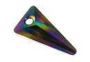 Swarovski, spike pendant, rainbow dark, 28mm - x1