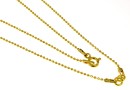 Chain for link, gold-plated 925 silver, 42cm - x1
