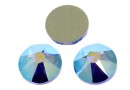 Swarovski, SS30 cabochon, sapphire AB, 6mm - x4