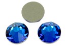 Swarovski, SS30 cabochon, bermuda blue, 6mm - x4