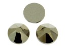 Swarovski, SS30 cabochon, metallic light gold, 6mm - x4