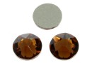 Swarovski, SS30 cabochon, smoked topaz, 6mm - x4