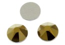 Swarovski, SS30 cabochon, dorado, 6mm - x4