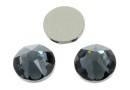 Swarovski, SS30 cabochon, graphite, 6mm - x4