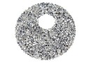 Swarovski, fine rocks pendant, crystal chrome, 40mm - x1