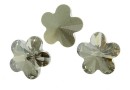 Swarovski, flower fancy, silver shade, 10mm - x1