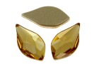 Swarovski, flame cabochon, light colorado topaz, 7.5mm - x2