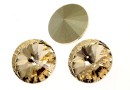 Swarovski, rivoli SS47, light silk, 10mm - x2