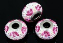 Swarovski becharmed, rose, 15mm - x1