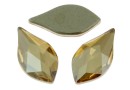 Swarovski, flame cabochon, golden shadow, 7.5mm - x2