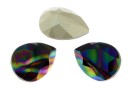 Swarovski, drop fancy, rainbow dark, 14x10mm- x1