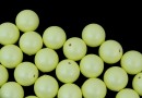 Swarovski one hole pearls, pastel yellow, 8mm - x2