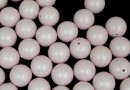 Swarovski one hole pearls, pastel rose, 8mm - x2