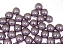 Swarovski one hole pearls, mauve, 8mm - x2