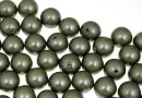 Swarovski one hole pearls, powder green, 4mm - x4