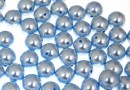 Swarovski one hole pearls, light blue, 8mm - x2