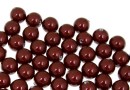 Swarovski one hole pearls, bordeaux, 6mm - x4