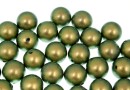 Swarovski one hole pearls, iridescent green, 8mm - x2