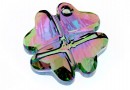 Swarovski, clover pendant, paradise shine, 28mm - x1