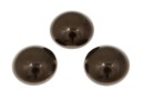 Swarovski, crystal pearl cabochon, deep brown, 10mm - x2