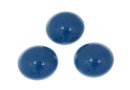 Swarovski, crystal pearl cabochon, lapis, 6mm - x2