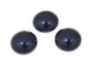 Swarovski, crystal pearl cabochon, night blue, 8mm - x2