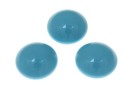 Swarovski, crystal pearl cabochon, turquoise, 6mm - x2