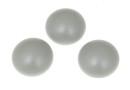 Swarovski, crystal pearl cabochon, pastel grey, 8mm - x2